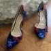 Jessica Simpson Shoes | Nwt Jessica Simpson Heels | Color: Blue/Red | Size: 7.5