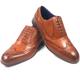 Mens Brogue Soft Lining Shoes Black & Brown Sizes UK 6 7 8 9 10 11 (10 UK, Brown)