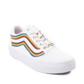 Vans Shoes | #43s New With Tags Vans Old Skool Pride Skate Shoe - White / Rainbow | Color: White | Size: 11.5