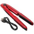 FRCOLOR 7pcs Hair Straightener Hair Styling Curler Mini Waver for Short Hair Short Hair Curling Iron Hair for Short Hair Bangs Curler Red Small Curling Iron Abs Charge Travel