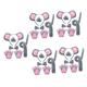 MAGICLULU 5 Sets Cartoon Mouse Headband Outfit Headbands for Boys Mouse Cosplay Costume Girl Headbands Dress up Costumes for Headbands Stuffed Animals Dresses Fabric Child Ear Toy