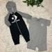 Converse One Pieces | *Bundle |Converse All Star | Baby Boy One Piece Outfit- Different Sizes-Set Of 2 | Color: Black/Gray | Size: 6-9mb