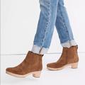 Madewell Shoes | Madewell The Clog Boot Suede | Color: Blue | Size: 9