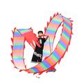 ETomey Dance Ribbons, Dancer China Outdoor Sports & Fitness A full set of colourful rainbow dragon thrower for Fitness Juggling Flinging (Size : 8 m) (Color : One Color, Size : 6 m)