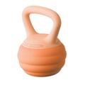 DEEYIN Dumbells Kettlebell Women's Fitness Household Kettle Dumbbell Solid Soft Kettlebell Yoga Sports Fitness Equipment Dumbell Set (Color : Orange, Size : 8KG)