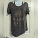 Disney Tops | Disney Parks My Happy Place Top | Color: Gray | Size: M