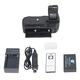 DSTE® BG-E18H Remote Vertical Battery Grip Holder Compatible for Canon EOS 760D 750D IX8 T6S T61 DSLR Camera with LP-E17 Battery Charger Kit