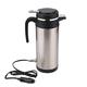 Travel Kettle, 1200ML12V Stainless Steel Car Electric Kettle Portable Kettle Camping Caravan Boiling Water Socket Tea Coffee Powered by Cigarette Lighter Charger Base Fast Boiling for Tea Coffee