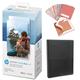 HP Sprocket Studio Plus 4 x 6” Photo Paper and Cartridges Starter Bundle: Includes 108 Sheets and 2 Cartridges, Sticker Frames, Photo Album