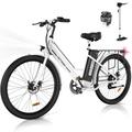 HITWAY Electric Bike, 26 inch E-bike Electric city bike for women and men, with 250W motor, 36V 8.4AH removable lithium battery 35-70km