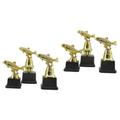 Happyyami 6 Pcs Fishing Shaped Trophy Cup Ceremony Award Trophy Sports Fishing Awards Gifts Costume Contest Trophy Mini Trophies Award Trophy Winner Fish Shape Plastic Model Child