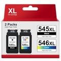 Moreprin PG-545XL CL-546XL Replacement for Canon 545 546 Ink Cartridges XL Black and Colour Compatible for Canon Pixma MG3050 MG2950 MG2550S MG2450 TS3150 TS3350 TS3541 TS3355 TR4551 TR4550 MX495