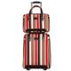 NESPIQ Business Travel Luggage Oxford Cloth Luggage Wear Resistant Code Lock Luggage Suitcase Stripe 2-Piece Trolley Case Light Suitcase (Color : B, Size : 2 Piece)