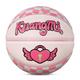 Kuangmi Pink Series Basketball, Premium Design Printed Outdoor & Indoor Basketball, Official Size 7,29.5”,Men's Teenager Gift(Wings of Love)