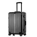 NESPIQ Business Travel Luggage Travel Luggage Suitcase Spinner with Wheels,Hardside Carry On Suitcase for Travel Light Suitcase (Color : Black, Size : 24in)