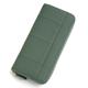 ONDIAN Women's Long Wallet Leather Wallet RFID Long Zip Ladies Money Clip Organ Card Change Ladies Purse (Color : Green, Size : 20x10x3cm)