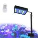 PopBloom LED Marine Aquarium Lighting, 30W with Arm Bracket, Timer Control for Nano Aqua Marine Aquarium Saltwater Coral Fish Tank