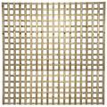 Premier Flat Top Square Trellis Fence Topper Panel or Wall Climber Width: 6ft (183cm) x Height: (@Shoulder) 6ft (180cm | 1800mm) Privacy Design Discreet Holes 70x70mm for added privacy