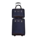 NESPIQ Business Travel Luggage 2-Piece Nylon Luggage Stripe 20inch Luggage Sets Anti-Theft Combination Lock Suitcases Light Suitcase (Color : H, Size : 2-Piece)