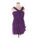 Lavender Label by Vera Wang Casual Dress - DropWaist: Purple Dresses - Women's Size 14