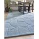 Lord of Rugs Moderno Wool Rug Luxury Bedroom Dining Living Room Hand Tufted Soft Quality Rug Blue Large 160x230 cm (5'3"x7'7")