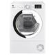 Hoover HLEC9DCE H-Dry 300 9kg Condenser Tumble Dryer Aquavision, White with Chrome Door, Sensor dry, NFC