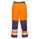 Portwest Lyon Hi-Vis Trouser, Size: 4XL, Colour: Orange/Navy, TX51ONR4XL