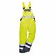 Silver Fancy DressÂ® Hi Vis Viz Reflective Contrast Bib and Brace Waterproof Workwear Dungarees - Men's Professional Heavy Duty Full Length Overall Trouser (S, Yellow)