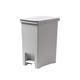 Trash Bin,Wastebasket Trash Can Square Trash Can Pedal Trash Bin Bedroom Living Room Bathroom Rubbish Bin Kitchen with Lid Recycling Waste Bin Gray for Bathrooms Home Offices/Gray/15L