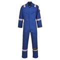 Portwest FR50 Men's Hi Vis FR Coveralls - Reflective Flame Resistant Anti-Static Arc Proof Safety Workwear Overalls Royal Blue, XX-Large