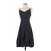Lulus Casual Dress - A-Line: Black Polka Dots Dresses - Women's Size Small