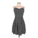 Old Navy Casual Dress - Mini: Black Print Dresses - Women's Size Large