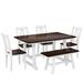 6-Pcs Wood Kitchen Dining Table Set