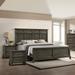 Furniture of America Evva Traditional Grey 3-Piece Panel Bedroom Set