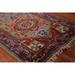 Geometric Heriz Serapi Oriental Runner Rug Handmade Wool Carpet - 2'7" x 7'11"