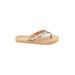 TOMS Sandals: Orange Tropical Shoes - Women's Size 8