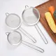 3pcs/set Stainless steel Wire Fine Mesh Oil Strainer Flour Colander Sieve Sifter Pastry Baking