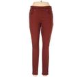 Levi's Jeggings - Mid/Reg Rise: Burgundy Bottoms - Women's Size 30 - Dark Wash