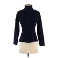 Columbia Fleece Jacket: Short Blue Print Jackets & Outerwear - Women's Size Small