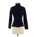 Columbia Fleece Jacket: Short Blue Print Jackets & Outerwear - Women's Size Small