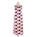 Lularoe Casual Dress - Midi: Red Polka Dots Dresses - Women's Size 2X