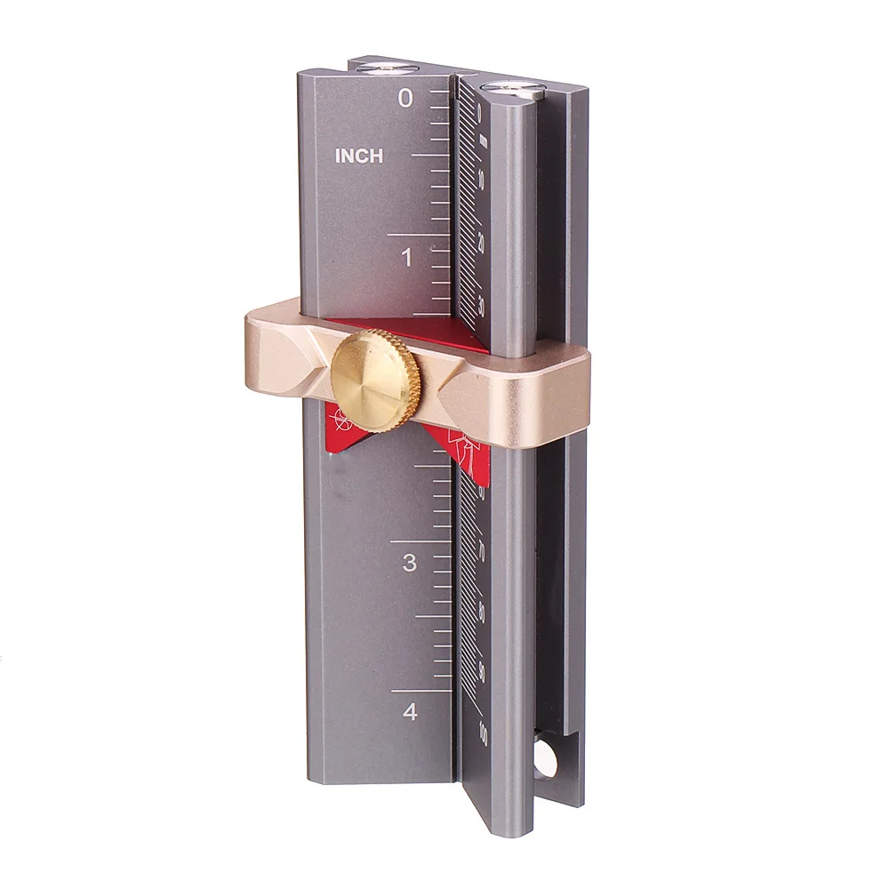 3 in 1 Multifunktion messgerät Bohrtiefe messgerät Bohr stopp messung Bohrpunkt winkel messgerät Schleif messgerät Holz bearbeitungs werkzeug Image