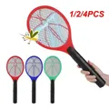 1/2/4PCS Electric Fly Insect Bug Zapper Bat Handheld Insect Fly Swatter Racket Portable Mosquitos