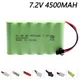 7.2V NI-MH 4500mah AA rechargeable battery For Remote control electric toy boat car truck parts 7.2V