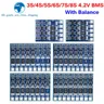 TZT 3S 4S 5S 6S 7S 8S 21V 4.2v li-ion balancer board 18650 li-ion balncing full charge battery