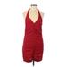 Divided by H&M Cocktail Dress - Mini: Red Dresses - Women's Size Large