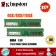 Kingston RAM KVR DDR3 Memoria 8Gb 4GB 1333MHZ 1600MHZ 2400 2666 3200 PC3-10600 PC3-12800 for Desktop