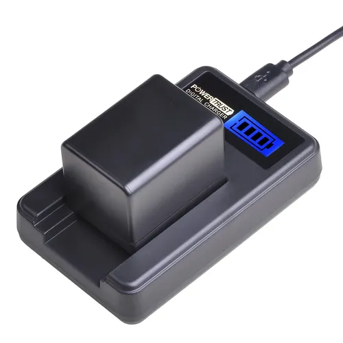 1X BP-727 BP727 BP 727 Batteria 3000mAh + Caricatore USB LCD per Canon BP-718 BP-709 VIXIA HF M50, HF M52, HF M500, HF R30, HF R32