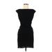 Giambattista Valli Casual Dress - Sheath High Neck Short sleeves: Black Print Dresses - Women's Size X-Small