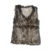 H&M Faux Fur Vest: Brown Jackets & Outerwear - Kids Girl's Size 10